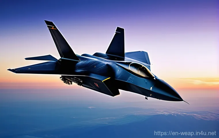 차세대 전투기 성능 비교 - **Prompt: Stealth Redefined**
    "A hyper-realistic, high-definition image of a cutting-edge stealt...