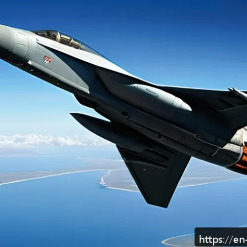 유도탄 발사 후 조종 기술 - A highly detailed cutaway illustration of a modern missile mid-flight showcasing its adaptive naviga...